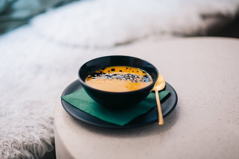Large catering buffet spread at event
